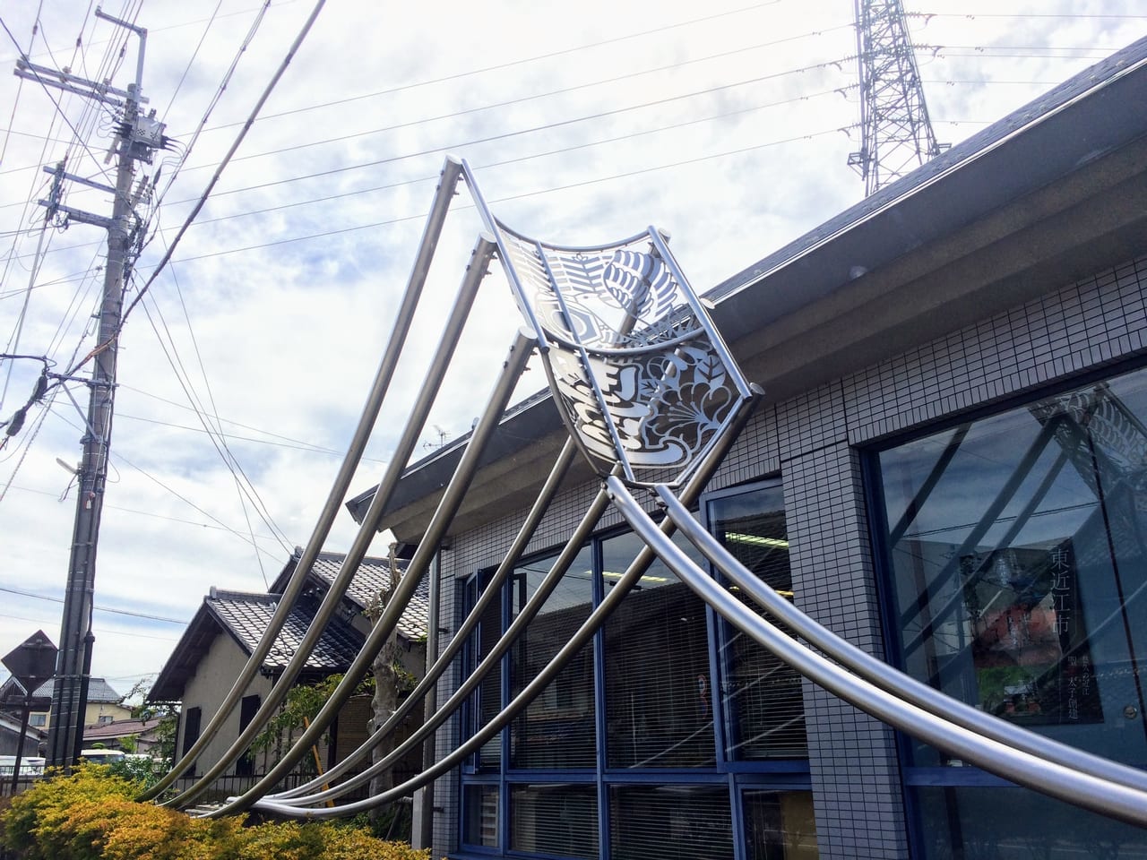 世界凧博物館東近江大凧会館にある凧のオブジェ