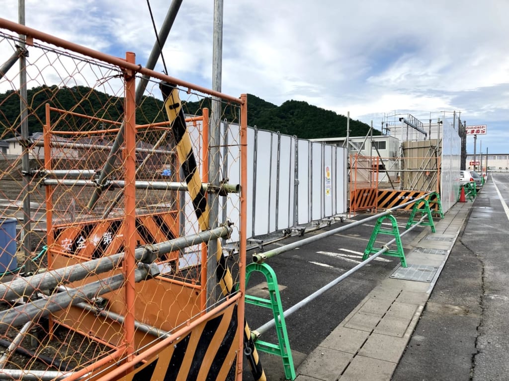 日清紡能登川工場跡地再開発事業、現場