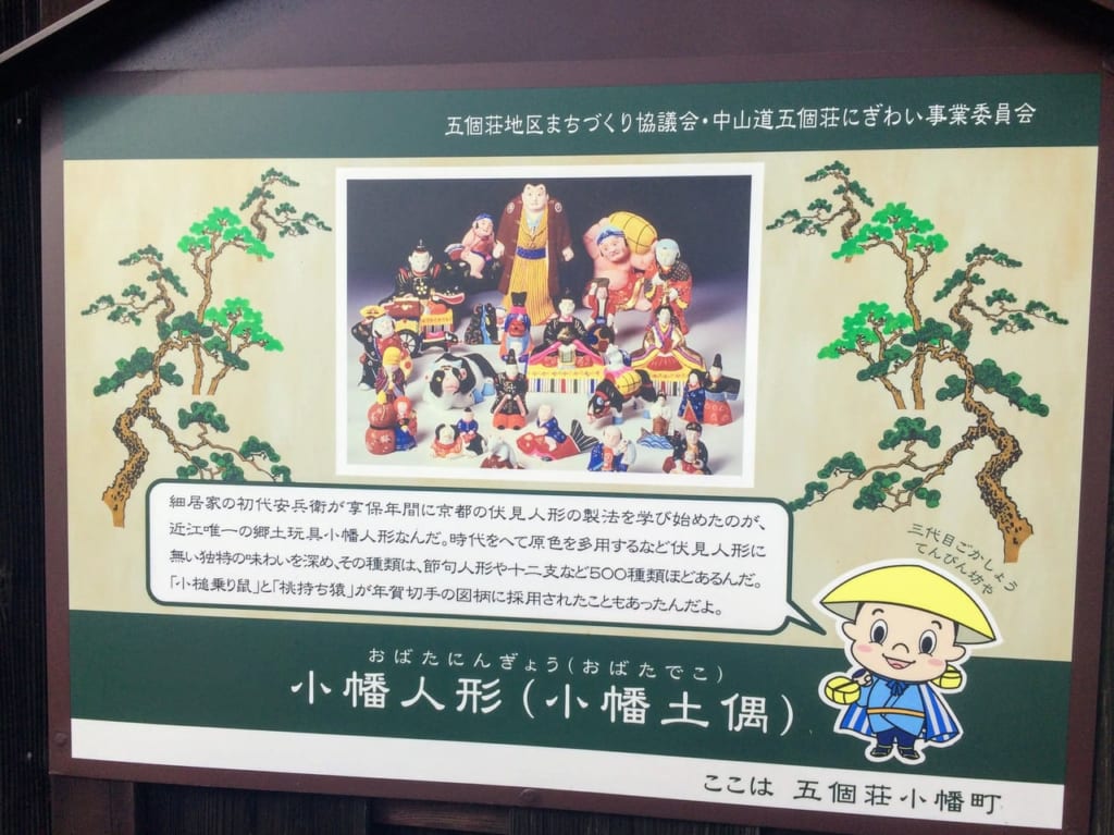 小幡人形の説明看板