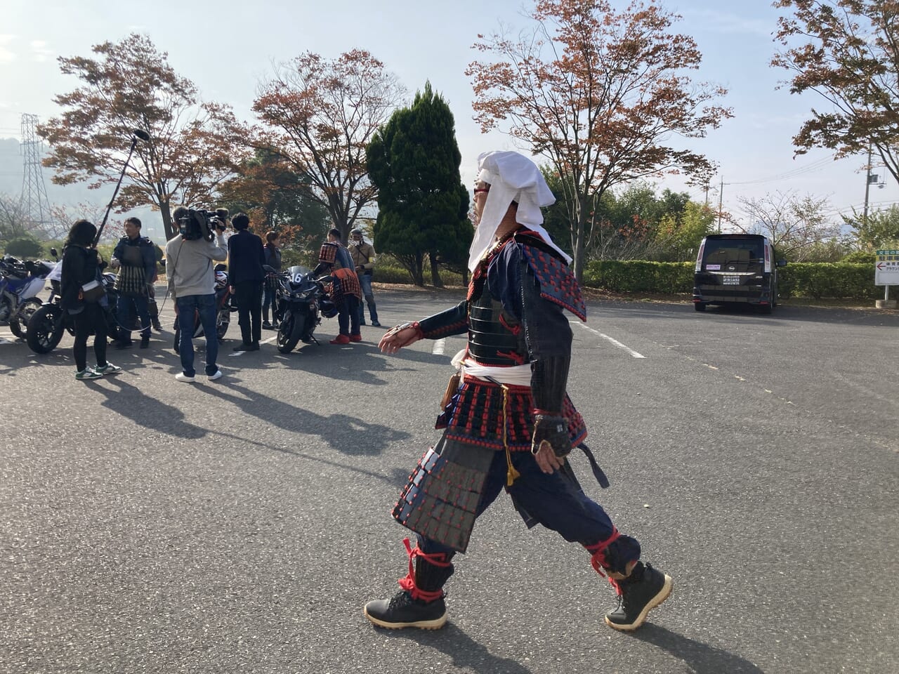 あづち信長バイク武者行列6