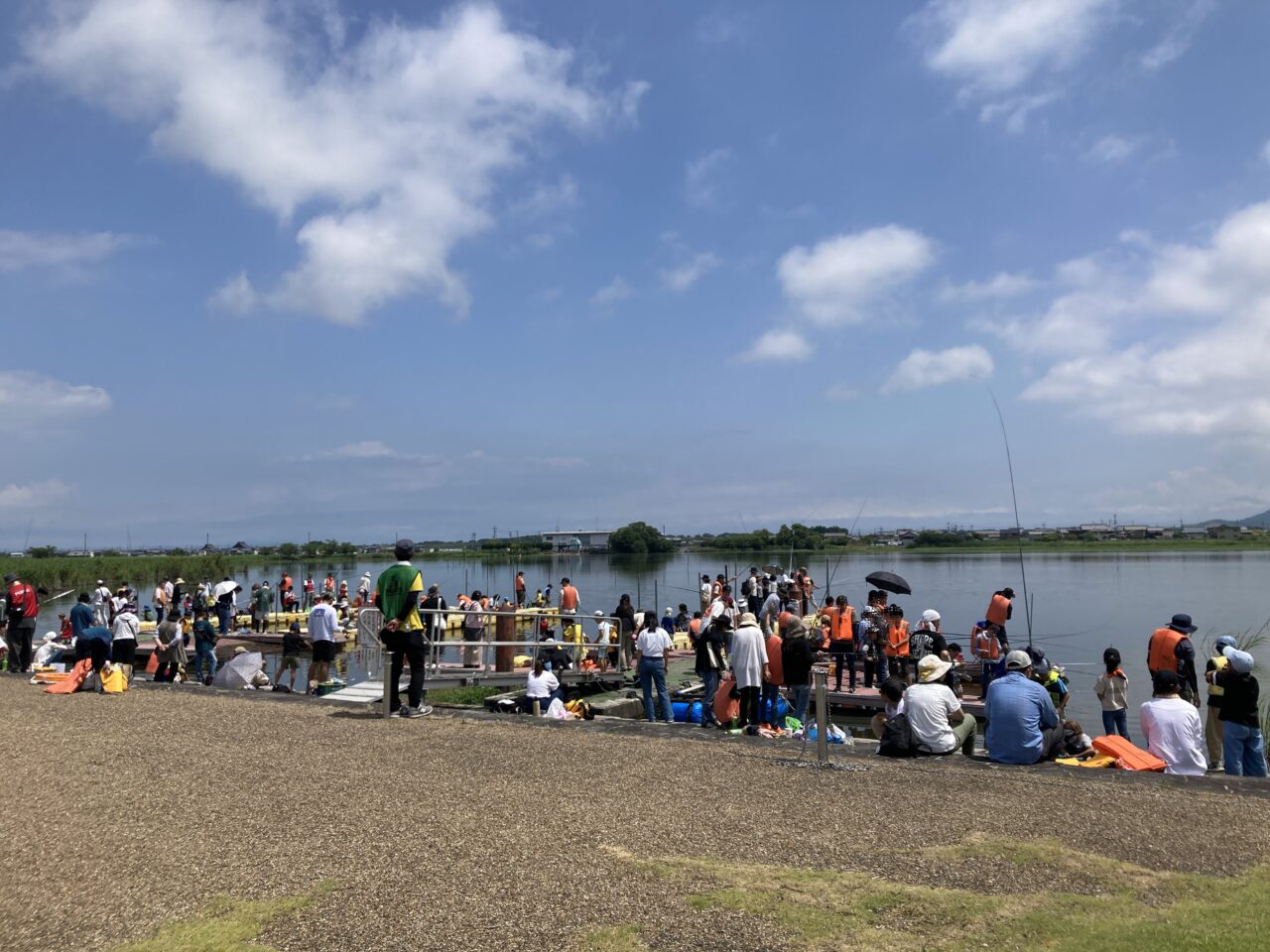 伊庭内湖釣り2