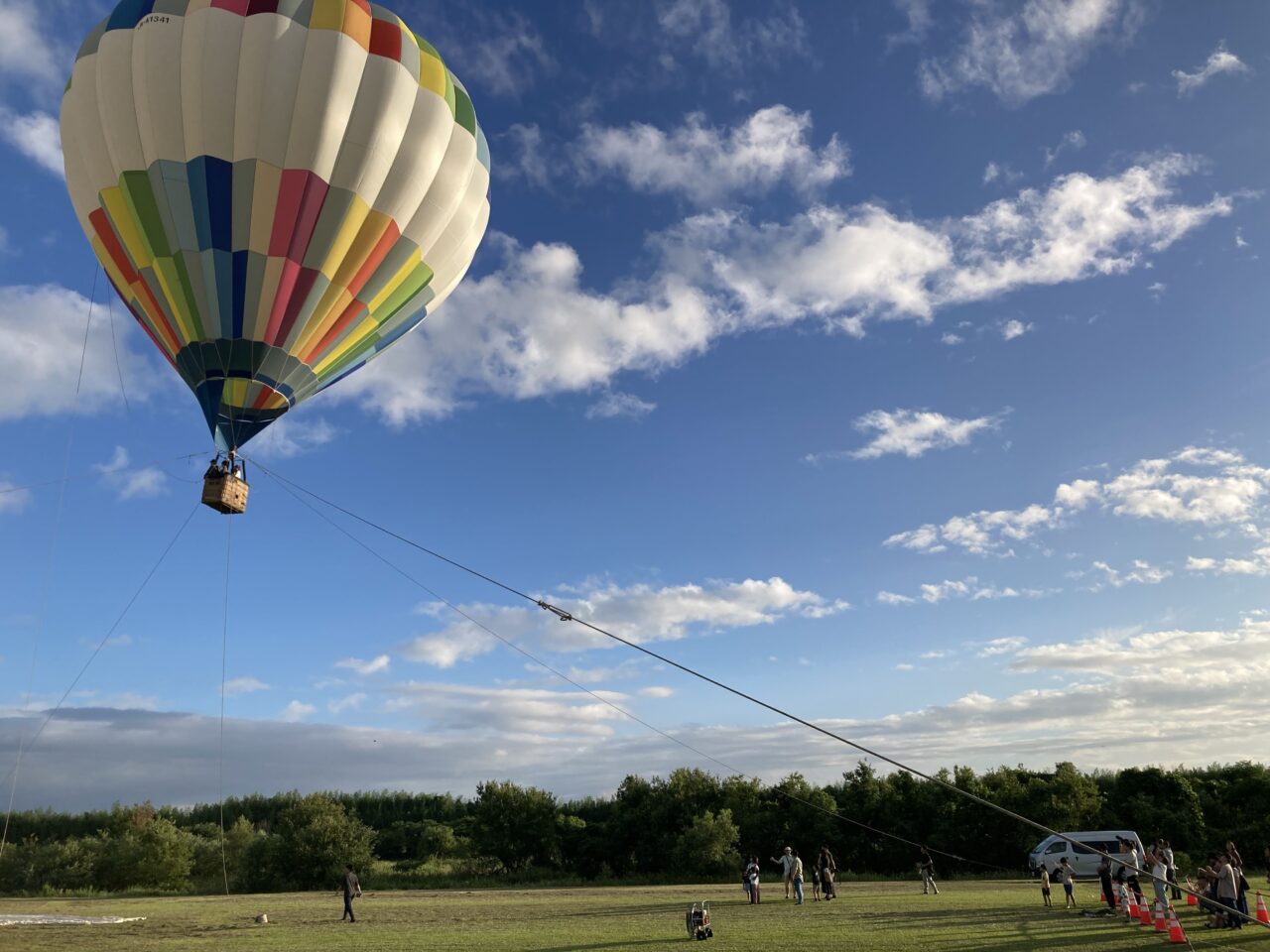 東近江夏休み熱気球体験搭乗会10