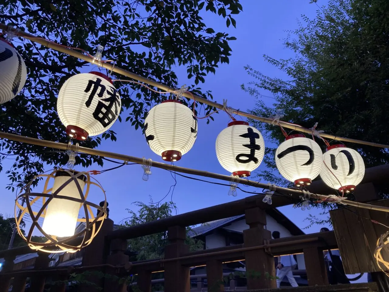 八幡堀竹やぐらライトアップ4